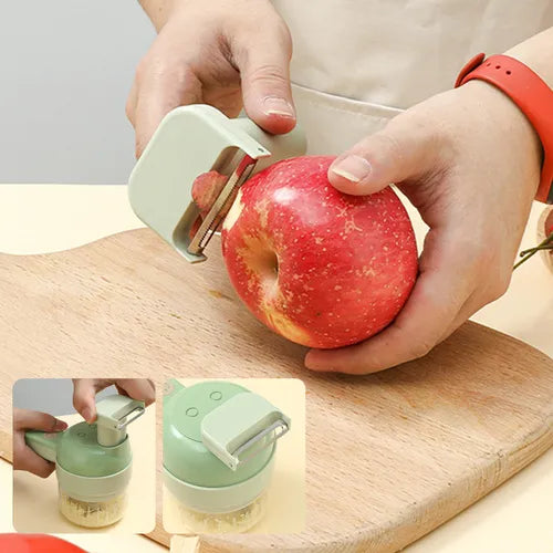 🔥 OFERTA POR TIEMPO LIMITADO: Mini Picadora Eléctrica de Mano – Práctica, Rápida y Recargable 🍴⚡