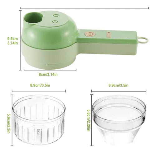 🔥 OFERTA POR TIEMPO LIMITADO: Mini Picadora Eléctrica de Mano – Práctica, Rápida y Recargable 🍴⚡